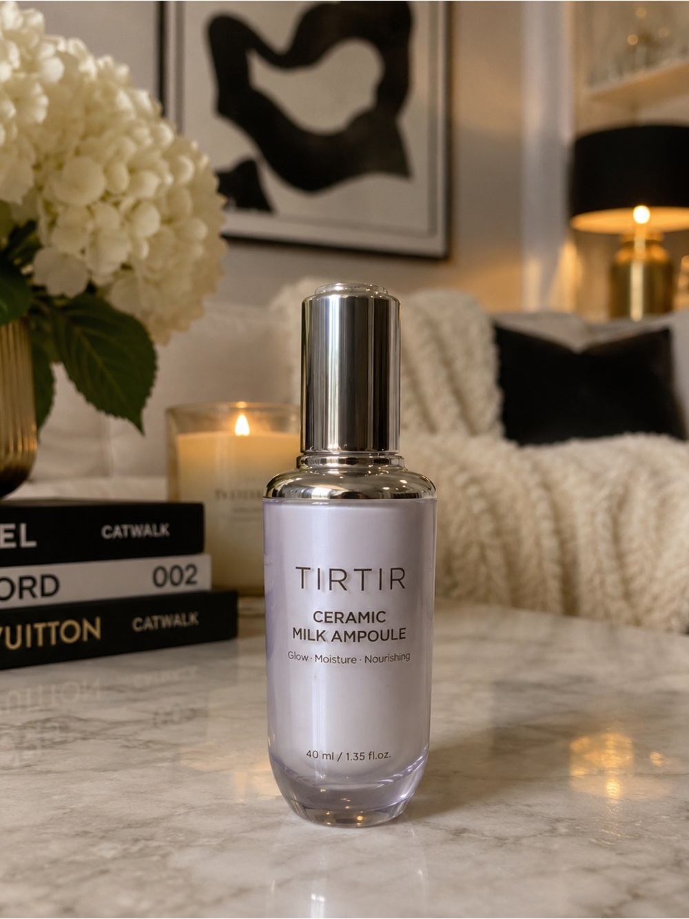 TIRTIR Ceramic Milk Ampoule 40mL ✨ Viral Korean Glass Skin Serum NEW